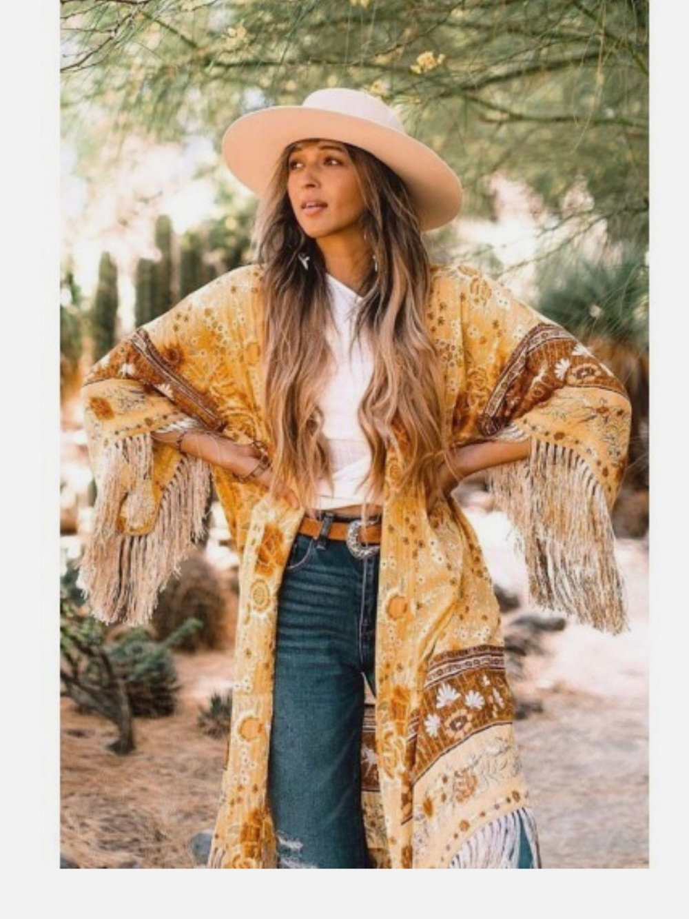 NWT Spell & The Gypsy Mystic Tasseled Robe S/M